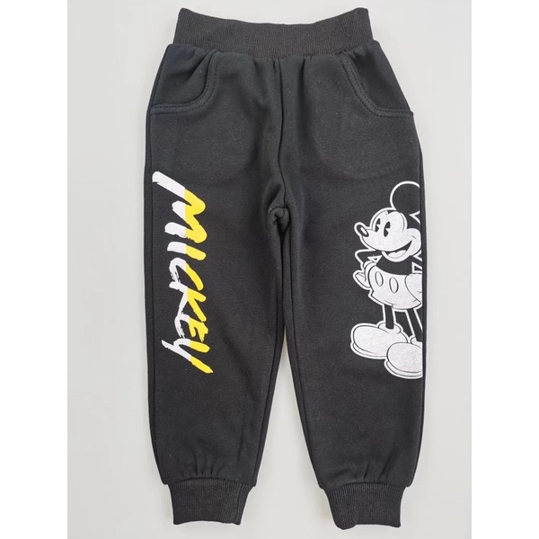 Bộ nỉ Micky đỏ đen xuất bé trai