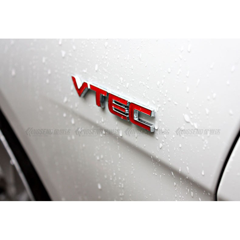 Logo Tem Chữ Vtec I-vtec 2.4 Dán Xe ô Tô Honda Ms-204