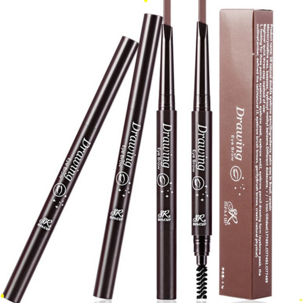 Chì Kẻ Mày Lameila Drawing Color Geometry, bút chì kẻ lông mày 2 đầu xé chống trôi không thấm nước Nội Địa Trung klk | BigBuy360 - bigbuy360.vn