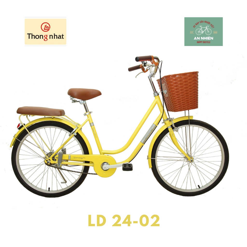 Xe đạp nữ Thống nhất - LD 24-02 -  Xe spring cỡ 24 inchs