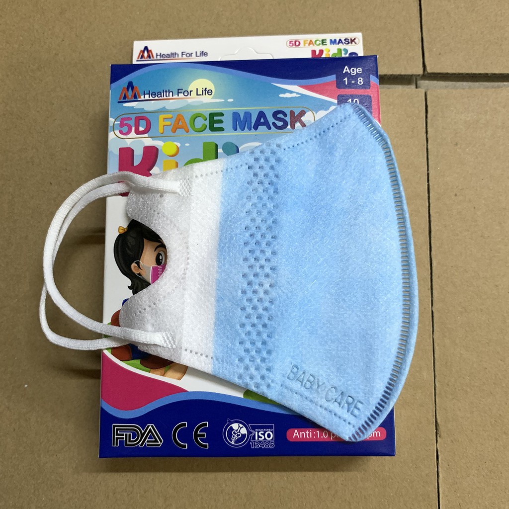 Khẩu Trang Trẻ Em 👶 Khẩu Trang Y Tế Trẻ Em 👶 3D Mask Kids 4 Lớp Kháng Khuẩn Hàng Xuất Khẩu