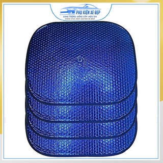 Tấm che nắng cửa bên ô tô ⚡GIÁ RẺ - FREESHIP⚡, che nắng bạc phản quang - núm hút chân không | Kích thước 35x44cm