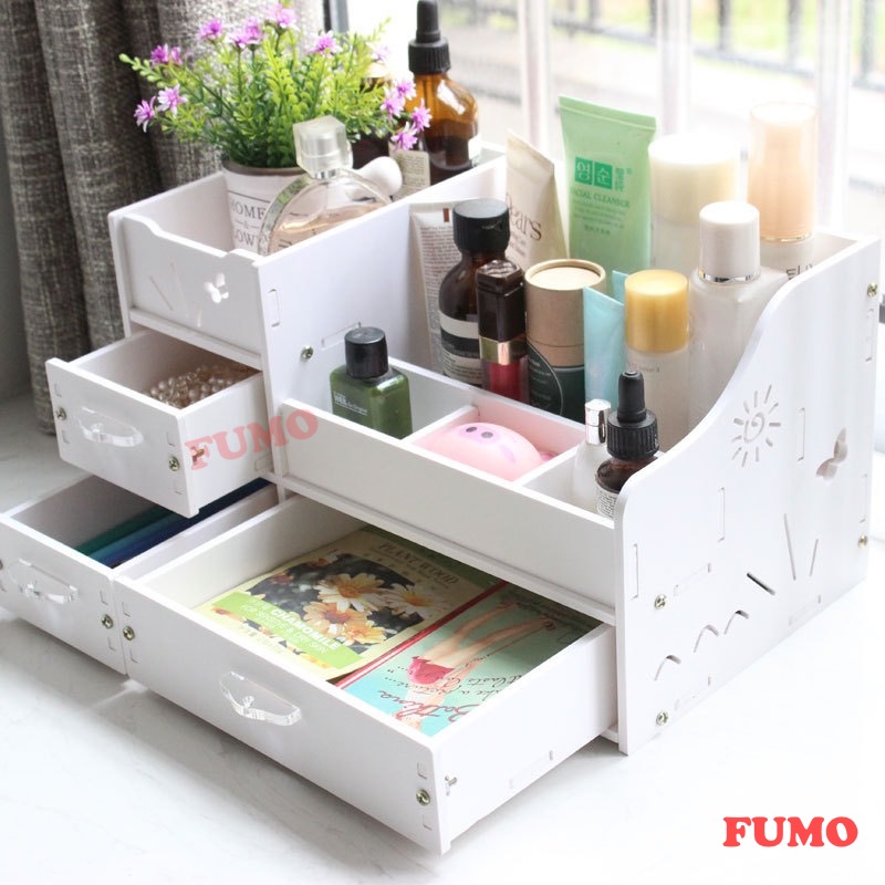 Kệ đựng mỹ phẩm FUMO đa năng kệ trang điểm đẹp siêu tiện dụng SP002