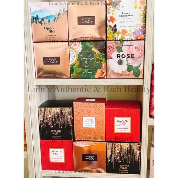 NƯỚC HOA INTO THE NIGHT |GINGHAM | A THOUSAND EAU DE PARFUM BATH & BODY WORKS USA 50ML