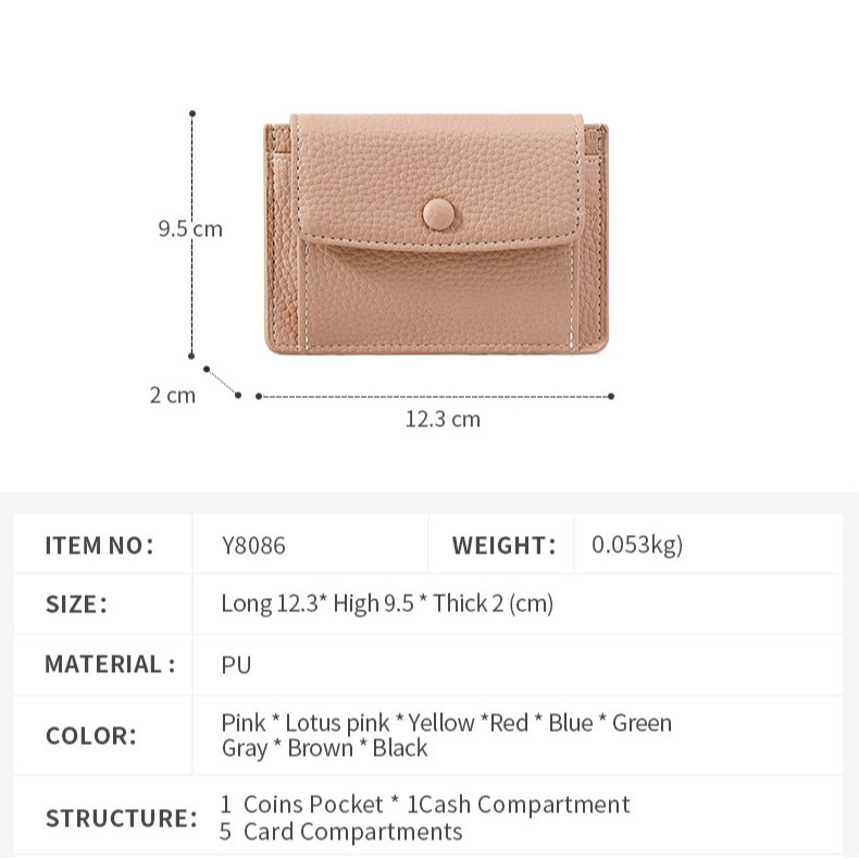 MINGKE Ví Nữ Cầm Tay Thời Trang Hàn Quốc