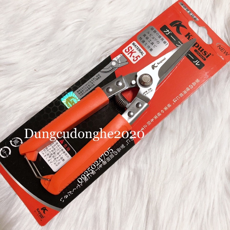 Kéo Cắt Tỉa Dăm Cành Mũi Thẳng Kapusi Japan K-0077/K-0171