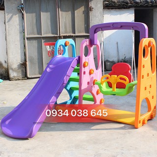 CẦU TRƯỢT-XÍCH ĐU MẦM NON
