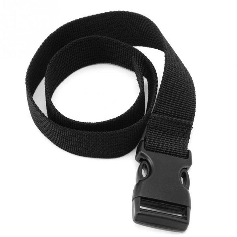 Myrongvn Bộ Dây Buộc Túi Ngủ Nylon Màu Đen Có Khóa Cài Tiện Lợi Dành Cho Đi Du Lịch