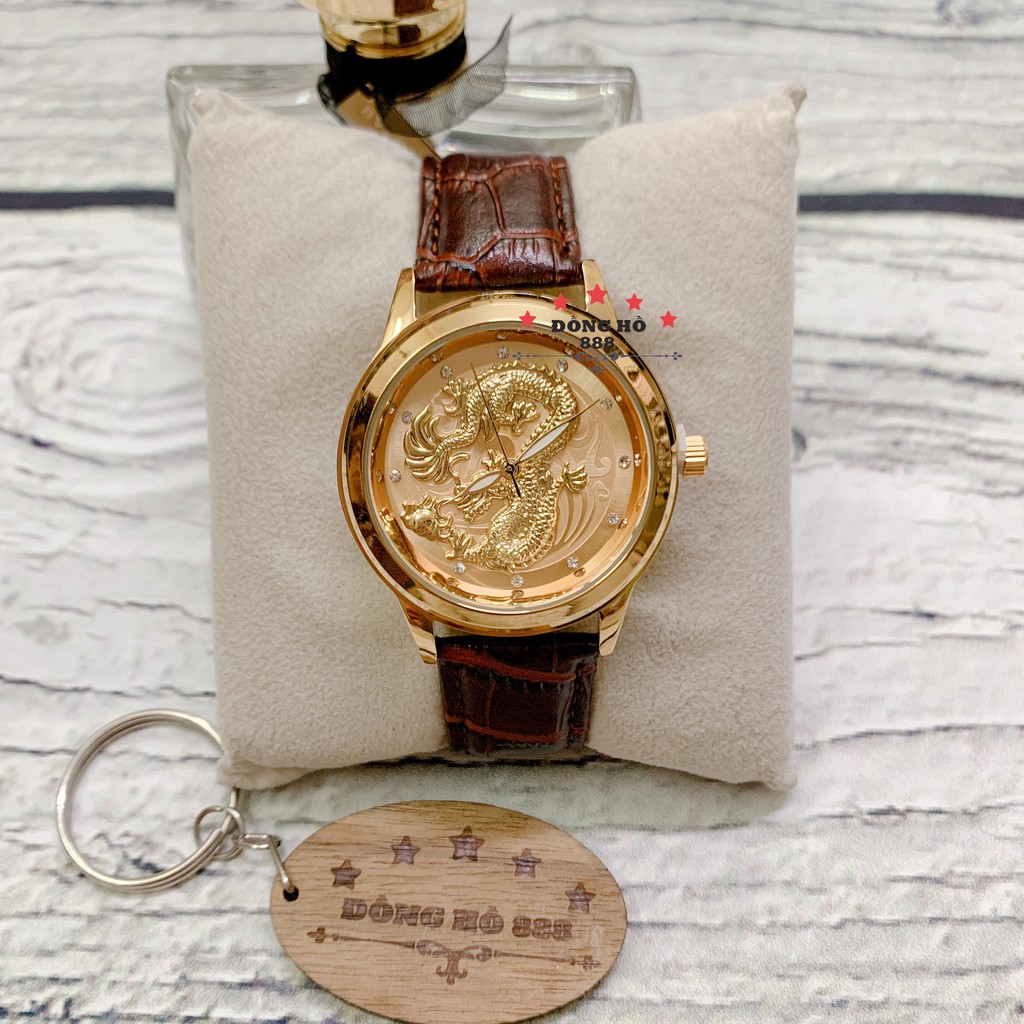 ĐỒNG HỒ NAM FNGEEN CHẠM RỒNG 3D DÂY DA CAO CẤP BẢN DOANH NHÂN | BigBuy360 - bigbuy360.vn