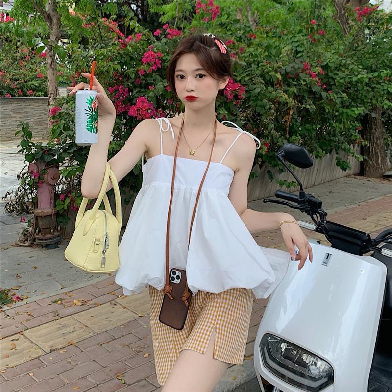 Áo không tay dáng rộng phong cách Tây Âu cá tính