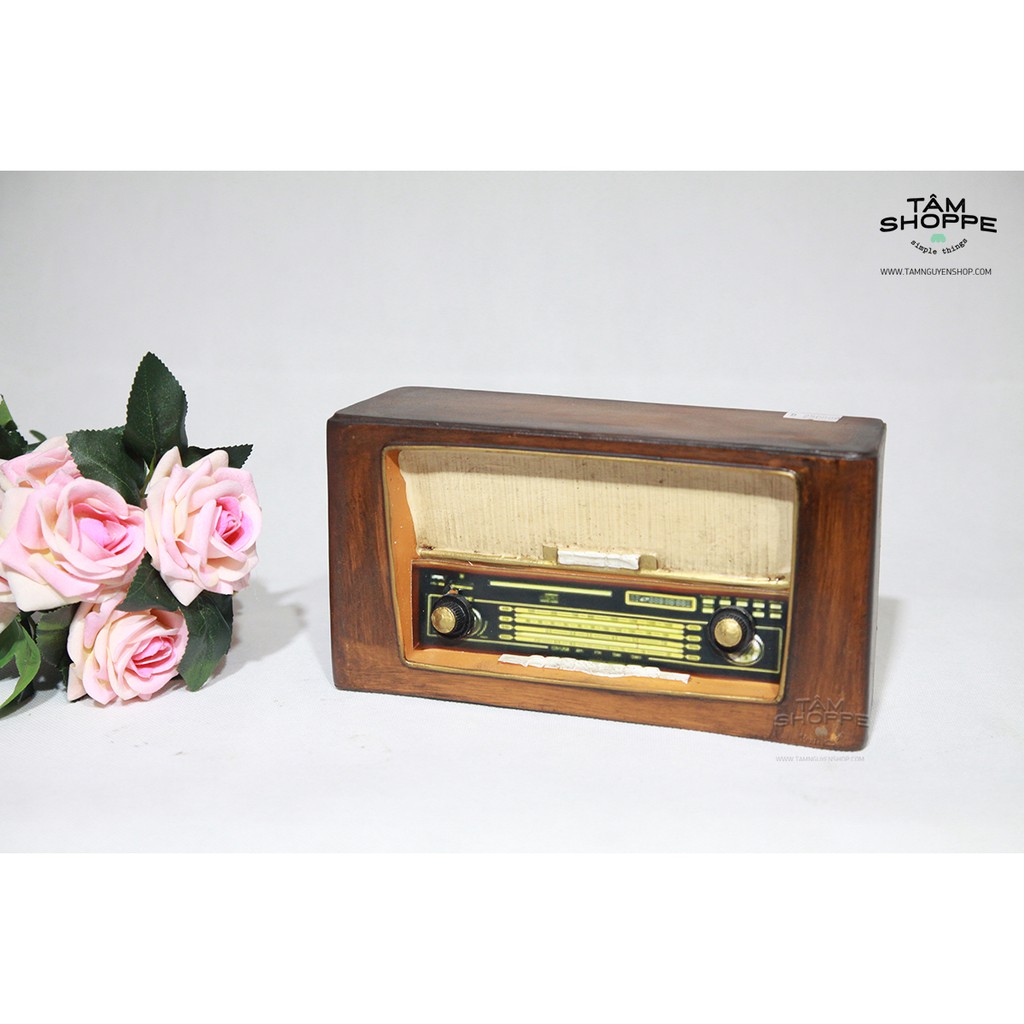 [LỚN BẰNG KÍCH THƯỚC THẬT] MÔ HÌNH ĐÀI RADIO VINTAGE SỐ 03