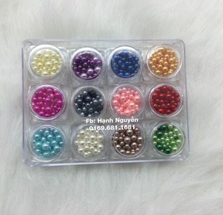 Set Trai Tròn 12 Mầu trang trí móng