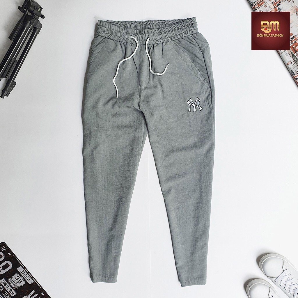 Quàn dài thể thao nam Jogger vải đũi kim cương dày dặn, form chuẩn mặc thoải mái dễ phồi đồ-The 1992