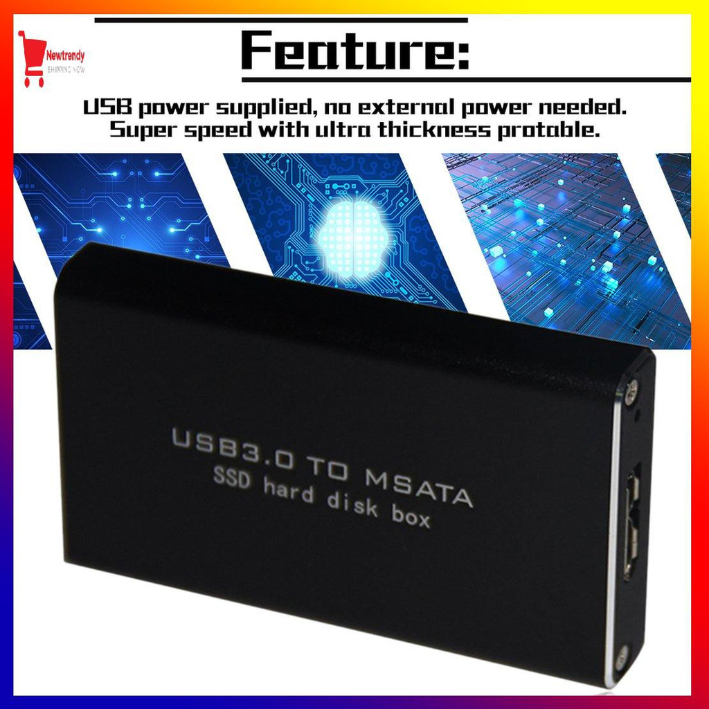 Hộp Đựng Ổ Cứng Ls-721M Usb 3.0 Sang Msata Ssd 0601 3060 / 3042 | BigBuy360 - bigbuy360.vn