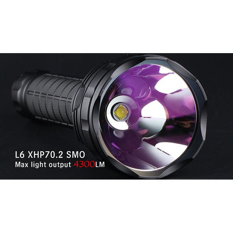 Đèn pin CONVOY L6 2019 XHP70.2 4300lm chuyên chiếu xa, rộng