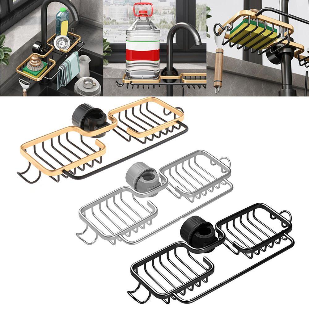 Giá Nhôm Thoát Nước Gắn Bồn Rửa Chén Nhà Bếp / Nhà Tắm Tiện Dụng
