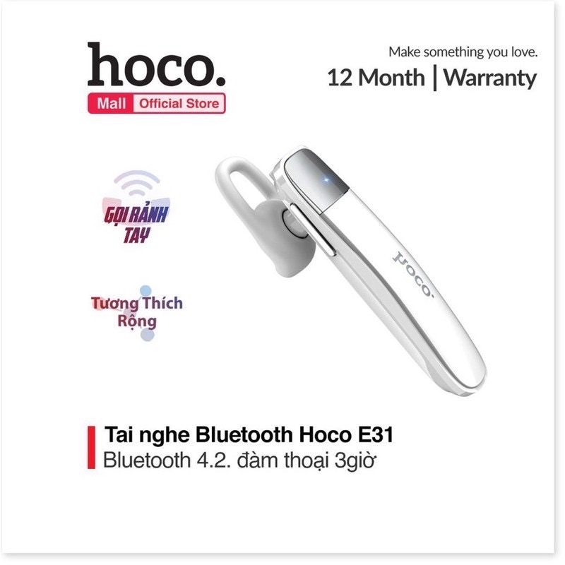 Tai Nghe HOCO - E31 Không Dây Bluetooth - Chính hãng ôm tai , có mic , cho âm thanh trung thực và tốt nhất