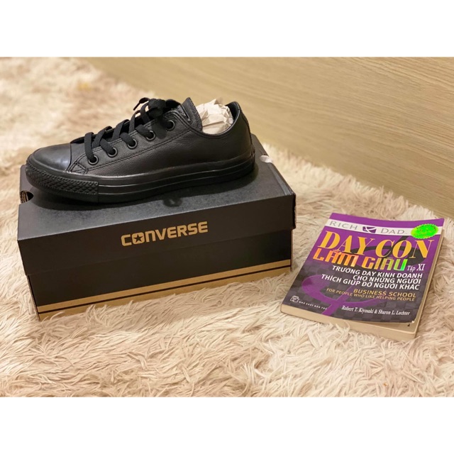 Giày Converse Chuck Taylor All Star Mono Leather Black - 135253V