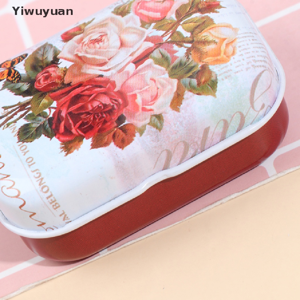 &lt; Yiwuyuan &gt; Hộp Thiếc Mini Đựng Trang Sức / Đồng Xu / Đường