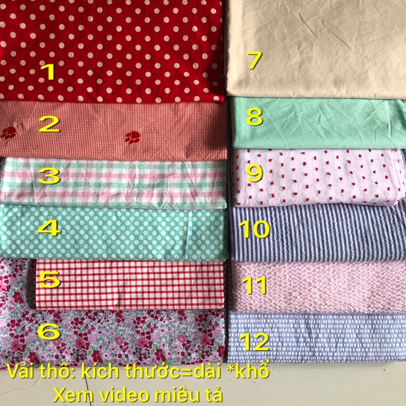 vải tập may