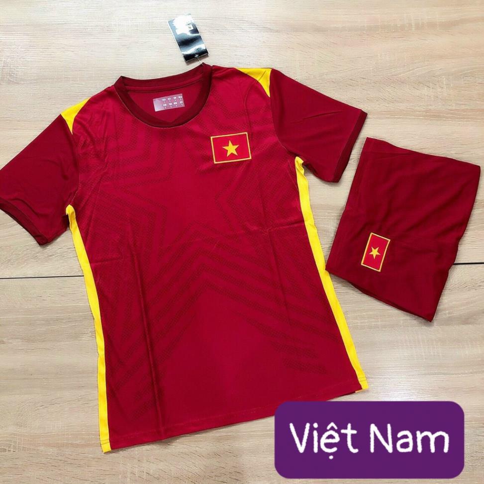 Bộ quần áo bóng đá đội tuyển Việt Nam đỏ hàng thun 2022 !