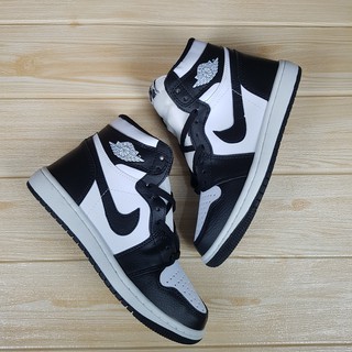 Giày thể thao nam nữ AIR JORDAN cổ cao, giày JD1 PANDA đen trắng full size nam nữ
