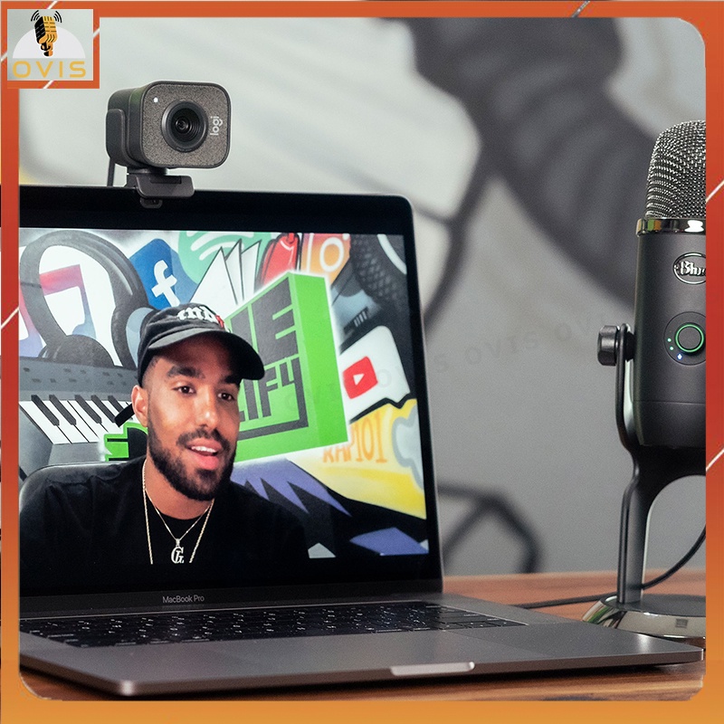 Logitech StreamCam - Webcam Livestream Chuyên Nghiệp Độ Phân Giải 1080 FullHD/60 Fps