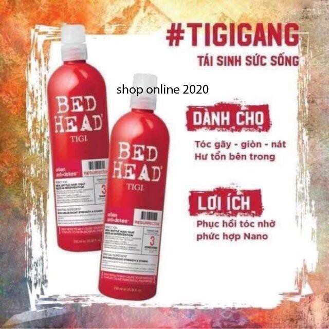 dầu gội tigi đỏ