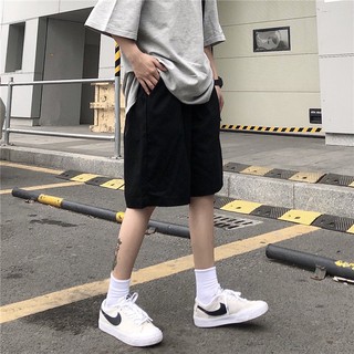 Quần short kaki đen basic - ẢNH THẬT