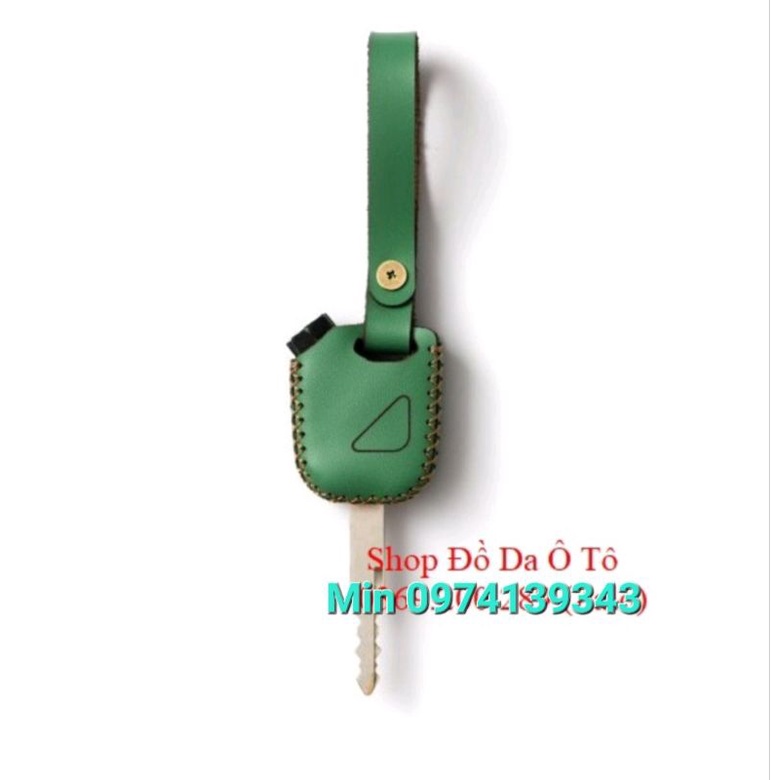 Bao da chìa khóa Honda Airblade, SH, SH Mode, PCX, Air Blade 2011-2015 da bò thật, ốp bọc bao da chìa khóa xe máy Honda