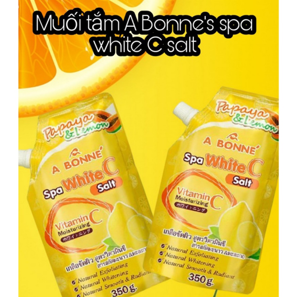 Muối Tắm Vitamin C Tẩy Tế Bào Chết A Bonne Spa Milk Salt Thái Lan 350gr