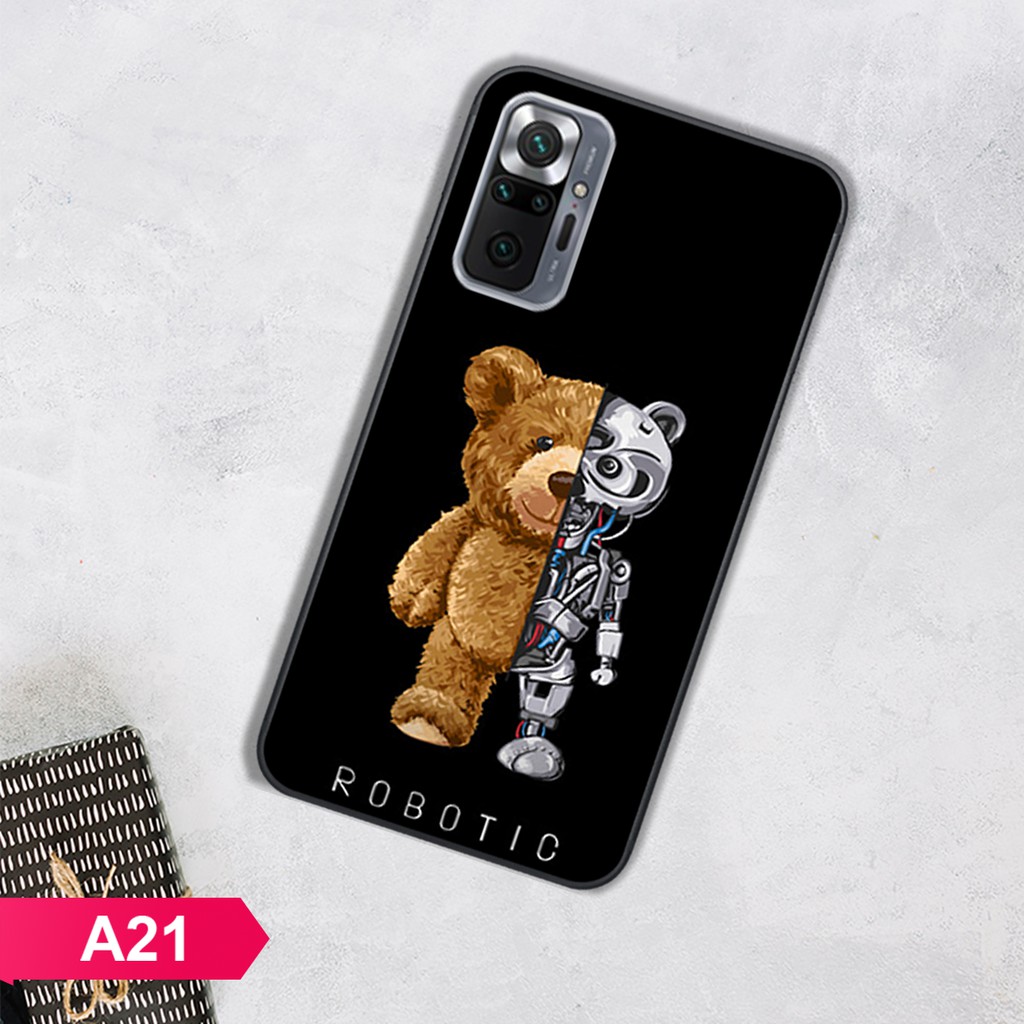 Ốp lưng Xiaomi Redmi 10/Redmi note 10/Redmi note 10s/Redmi note 10 10 PRO/MI 10T PRO in hình gấu cực đẹp cute