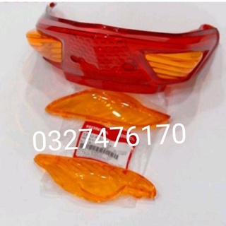 Bộ nắp chụp võ đèn hậu, xi nhan xe WAVE A, RS , S100 zin honda