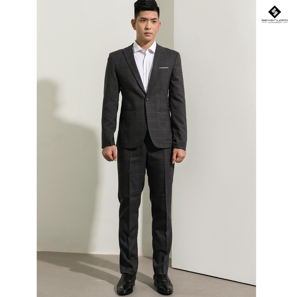 Bộ VEST NAM Hàn Quốc Seven Uomo chất liệu cotton cao cấp lịch lãm đẳng cấp, dành cho người từ 45 – 80kg. AV-KG13