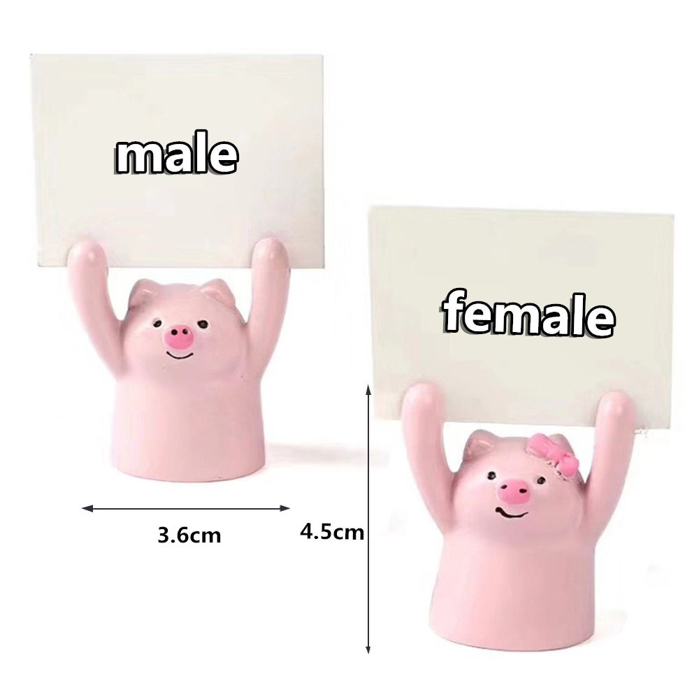 CONOPERY Mô Hình Chú Heo Mini Bằng Nhựa Resin Dễ Thương Dùng Trang Trí Bánh Kem