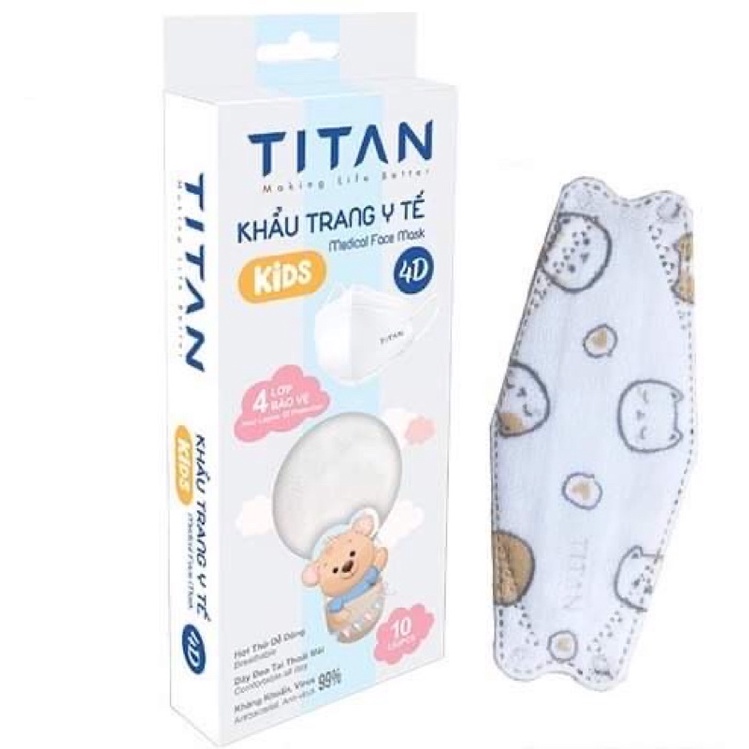 Khẩu trang trẻ em, khẩu trang em bé, KF94 KIDS , 4 lớp kháng khuẩn, công nghệ hàn quốc