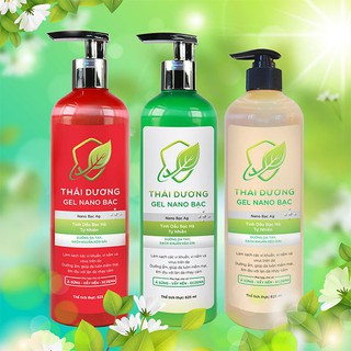 GEL RỬA TAY NANO BẠC THÁI DƯƠNG 625ml