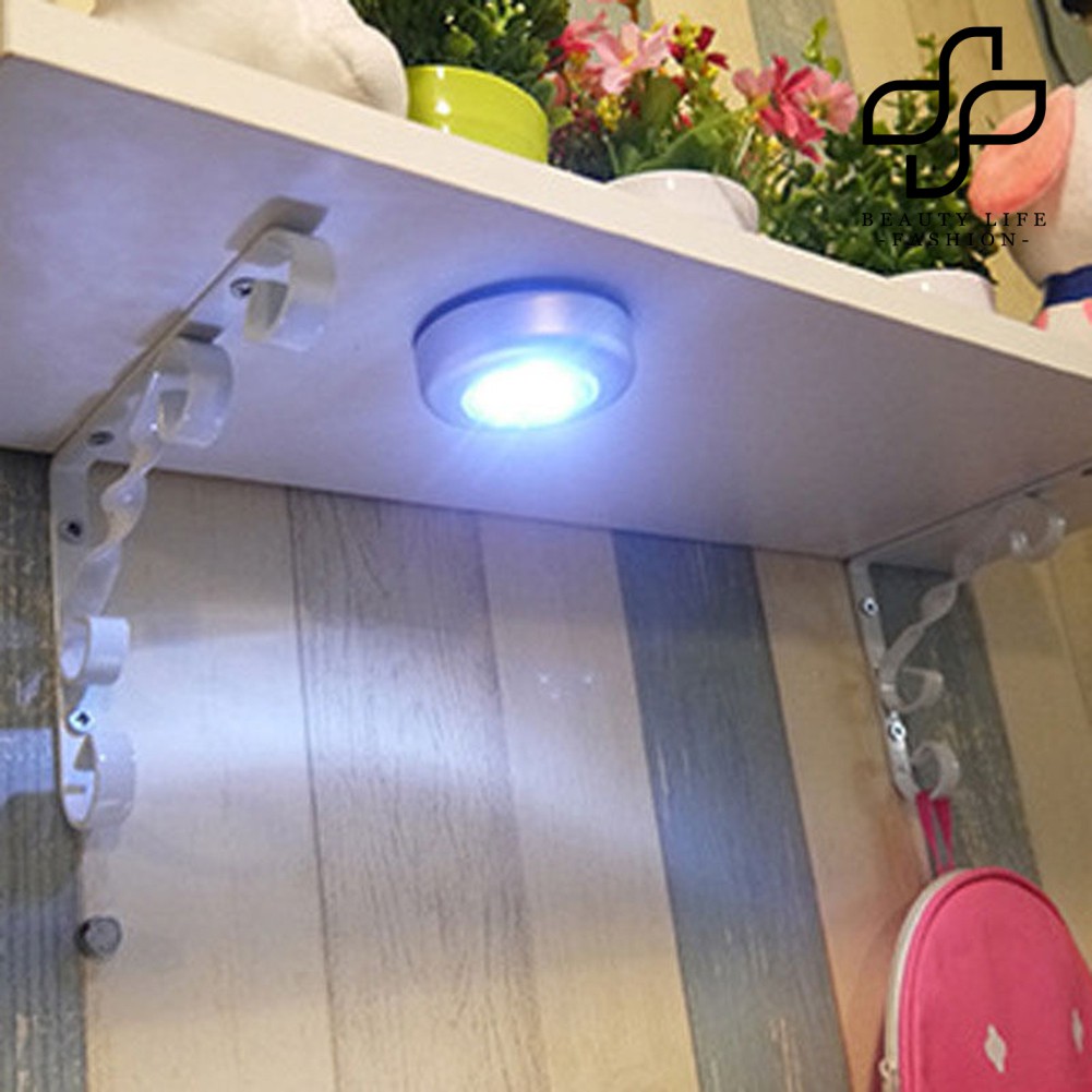 Đèn Led 3 Bóng Mini Cảm Ứng Chạm Không Dây Gắn Tường