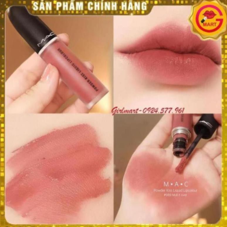 [ RẺ VÔ ĐỊCH ] Son Kem Mac  Màu 989 Mull It Over - Tone  Cam Hồng Đất | BigBuy360 - bigbuy360.vn