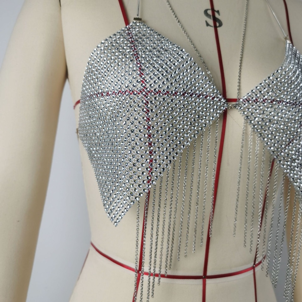 Áo lưới WEANIA hở lưng gợi cảm cho nữ