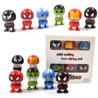 Bộ 6 Mô Hình Nhân Vật Siêu Anh Hùng Marvel