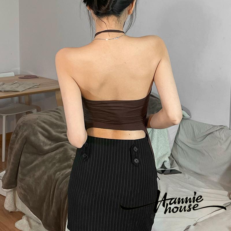 Áo Tank Top Dây Rút Thời Trang Mùa Hè Dành Cho Nữ