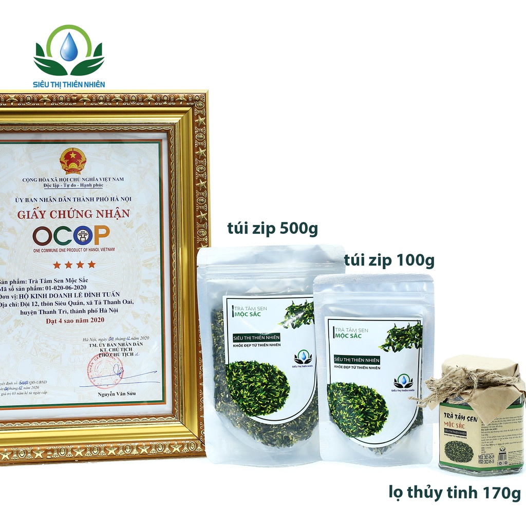Trà tâm sen Mộc Sắc cao cấp