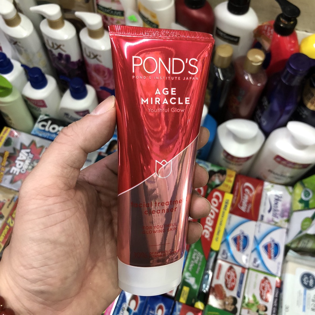 Sữa Rửa Mặt Pond's Chống Lão Hóa Age Miracle 100g
