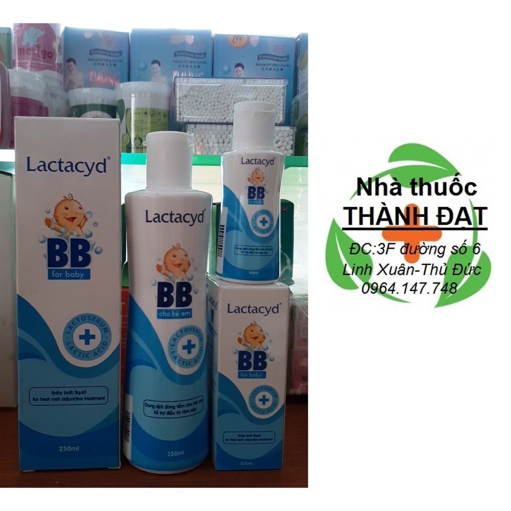 lactacyd bb sữa tắm rôm sảy cho bé