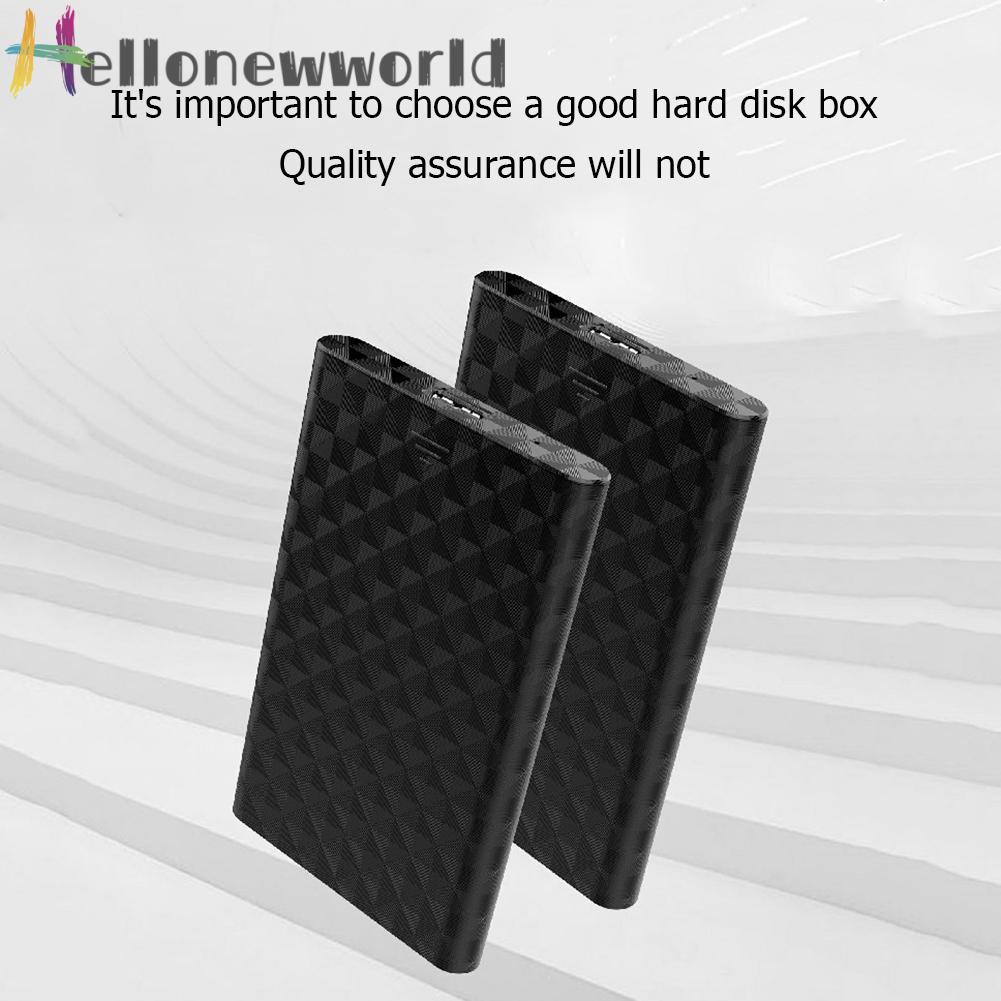 Hellonewworld Lenovo USB3.0 SSD Adapter Box 2.5 inch SSD Solid State Hard Drive Enclosure