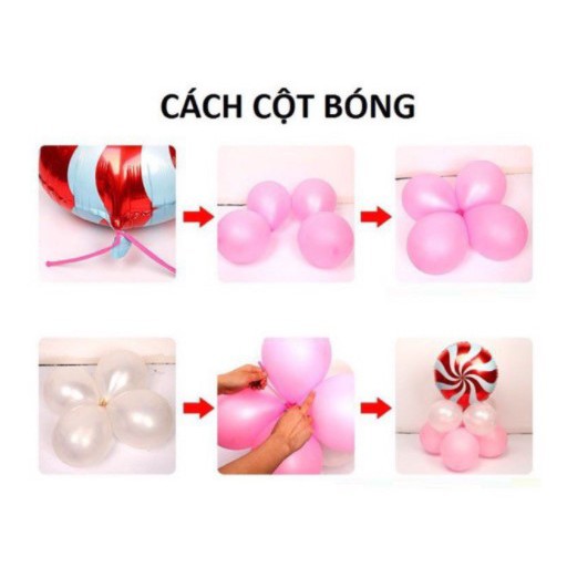 Combo Set Trang Trí Sinh Nhật 2 Rèm Kim Tuyến, Bóng Chữ Happy Birthday và 50 bong bóng tròn cho bé trai, bé gái CB01