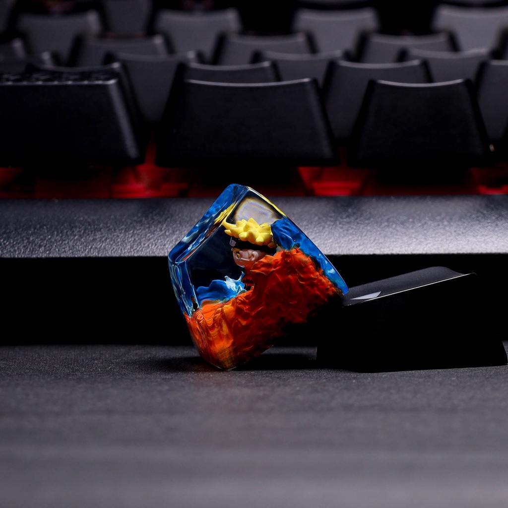 Keycap Naruto, Keycap anime Naruto, Keycap lẻ SA profile, Keycap artisan handmade