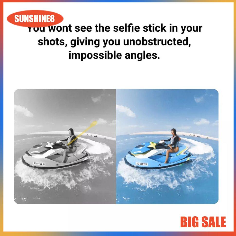 Gậy tự sướng bằng sợi carbon dài 56-290cm có thể điều chỉnh cho Insta360