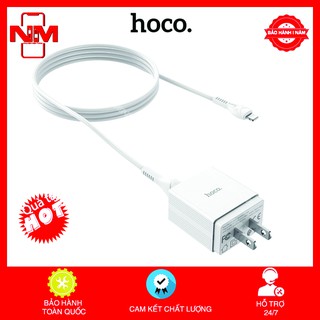 ✔CHÍNH HÃNG✔ Bộ Sạc Nhanh HOCO 2 Cổng Cho Iphone/Android